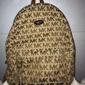 Micheal Kors logo backpack